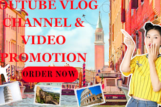 do youtube vlog video promotion channel promotion to real active audience