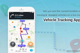 do flutter application fleet, trucking dispatch gps tracking