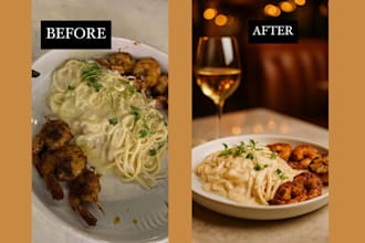 turn your boring food photo into a pro pic worthy of an ad