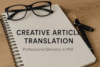 translate and creatively adapt your english