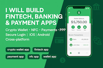 build fintech, banking, loans, p2p and money transfer apps