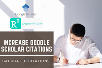 increase google scholar citations and backdate current citation on researchgate