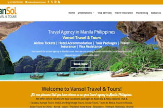 tour and travel agency website tourism website tour website booking website