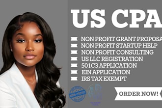do US llc company registration, nonprofit startups 501c3 with ein uei number rfq