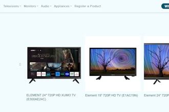 design electronics store electronics website