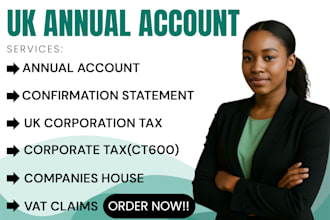 prepare and file UK ltd accounts and tax return professionally