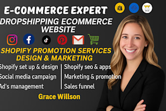 design migrate clone fix wordpress wix shopify ecommerce website marketing va ad