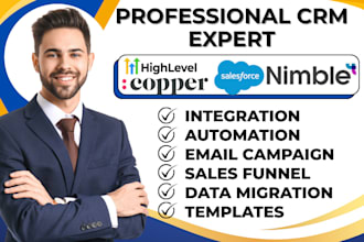 gohighlevel email campaign salesforce automation copper nimble integration crm