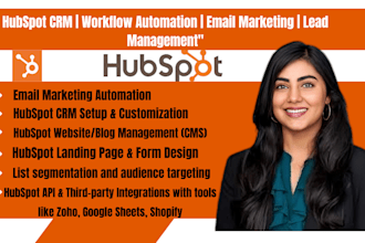 be your hubspot CRM expert for setup, automation, and email marketing