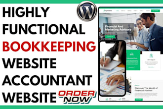 build bookkeeper bookkeeping website accountant website tax consultant website