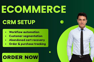 setup ecommerce crm klaviyo omnisend drip gorgias reconvert activecampaign crm