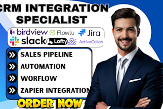 deltek avaza birdview flowlu activecollab crm jira slack lofty zapier automation