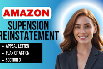 write amazon poa for amazon account reinstatement and amazon suspension