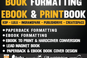 design and format your children book ebook layout blurb and KDP cover canva