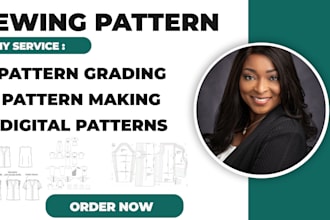 create custom sewing patterns for your fashion designs