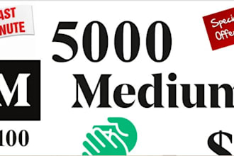 organically viral medium article promotion, medium followers, medium promotion