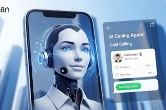 create ai calling agent n8n ai whatsapp ai chatbot cold calling customer support