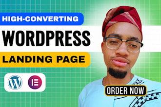 build high converting wordpress landing page design, sales page or sales funnel
