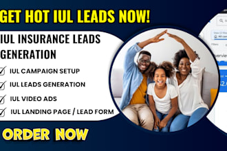 iul insurance leads iul leads facebook ads google  ads video ads insurance leads
