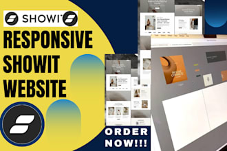 build design, redesign, and customize showit website