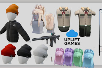 design 3d roblox ugc accessories, roblox wearable, ugc model, roblox clothing