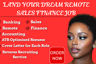 be your reverse recruiter for remote sales finance jobs