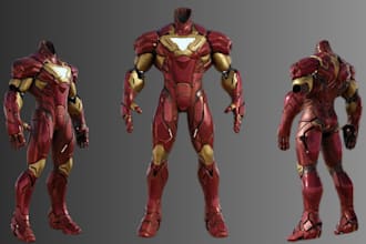 3d model detailed wearable 3d cosplay armor stl for 3d printing