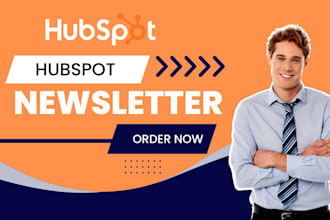 design hubspot newsletter template hubspot klaviyo mailchimp brevo newsletter