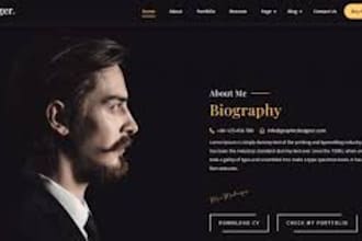 help you create a personal resume website