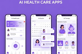 build ai health care app, ai doctor app, appointment booking app, ai therapy app