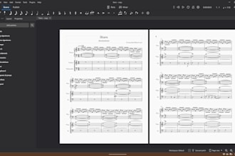 transcribe sheet music into musescore software