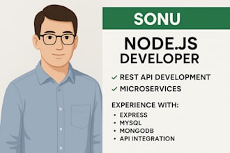build scalable nodejs backend apis and integrations