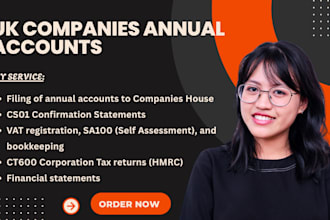 uk corporation tax and accounts filing to hmrc, ch