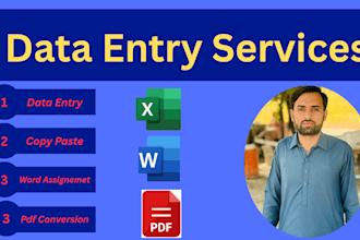 do data entry typing work