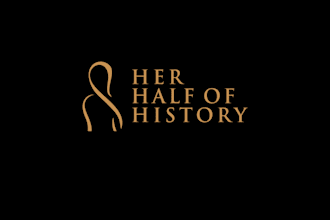 design podcast women history logo