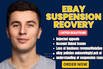 professionally appeal and recover your suspended ebay account