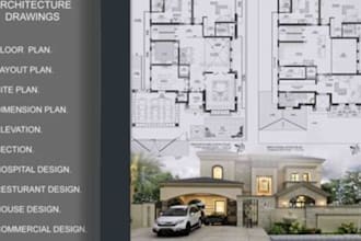 2d permit ready architectural plan drawing site plan foundation plan for permit