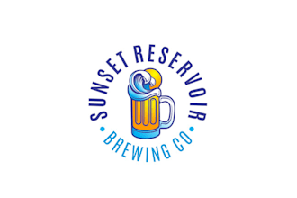 design super bar beer brew pub logo