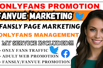 grow revenue only fans promotion, ai fanvue subscriber twitter x promotion