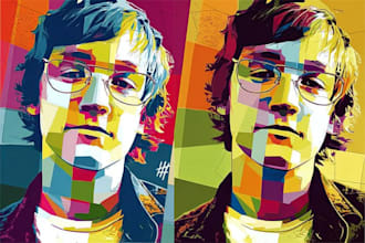 make a beautiful wpap pop art portrait