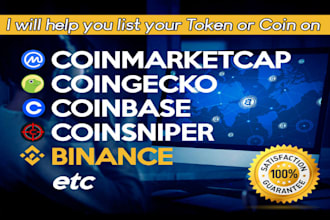 do token listing, ico listing, meme coin listing, coinmarketcap, crypto
