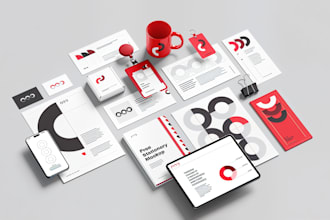 do modern logo design brand identity rebrand visual identity, brand guidelines