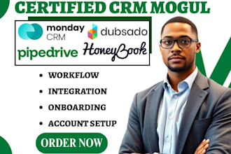setup method crm honeybook automation dubsado pipedrive integration monday crm