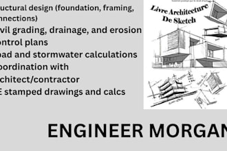 pe stamped structural, civil, grading, drainage, deck, and permit plans