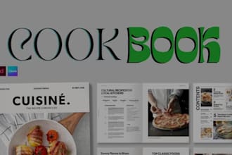 editable cookbook recipe books meal plans blogs menu kids nutritional book cover