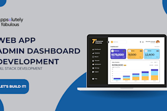 develop custom saas website, CRM web app and admin dashboard