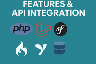 integrate api add features and fix bugs in PHP laravel ci symfony yii web app