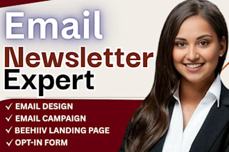 design and manage editable beehiiv brevo convertkit klaviyo substack newslettes