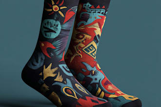 design unique sock for you