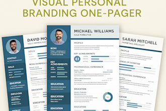 craft a modern infographic CV for professionals and coaches